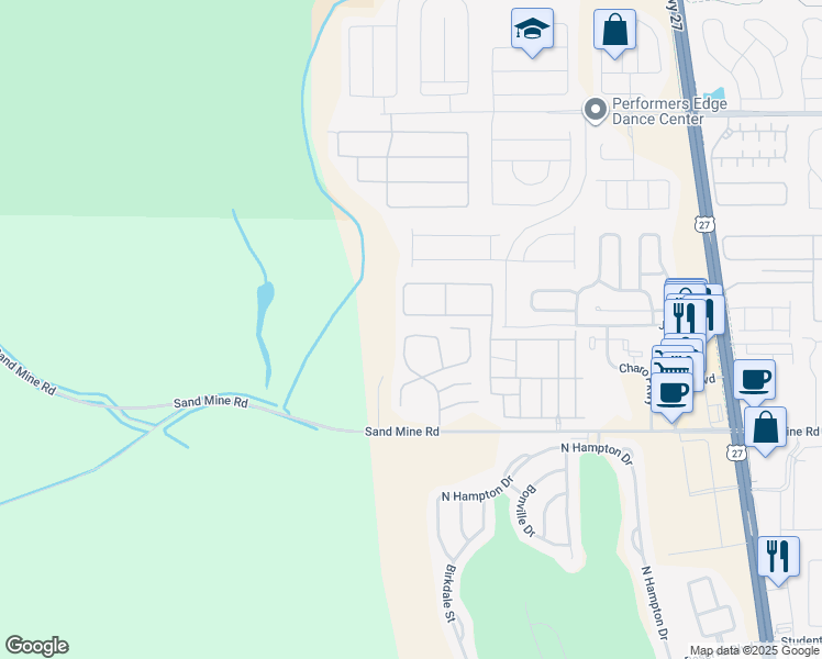 map of restaurants, bars, coffee shops, grocery stores, and more near 3448 Calabria Avenue in Davenport