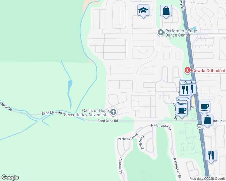 map of restaurants, bars, coffee shops, grocery stores, and more near 3724 Calabria Avenue in Davenport