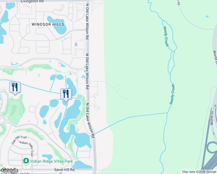 map of restaurants, bars, coffee shops, grocery stores, and more near 7504 Atlantis Way in Kissimmee