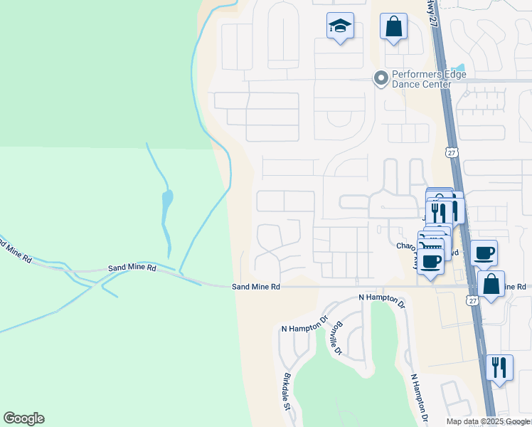 map of restaurants, bars, coffee shops, grocery stores, and more near 3602 Calabria Avenue in Davenport