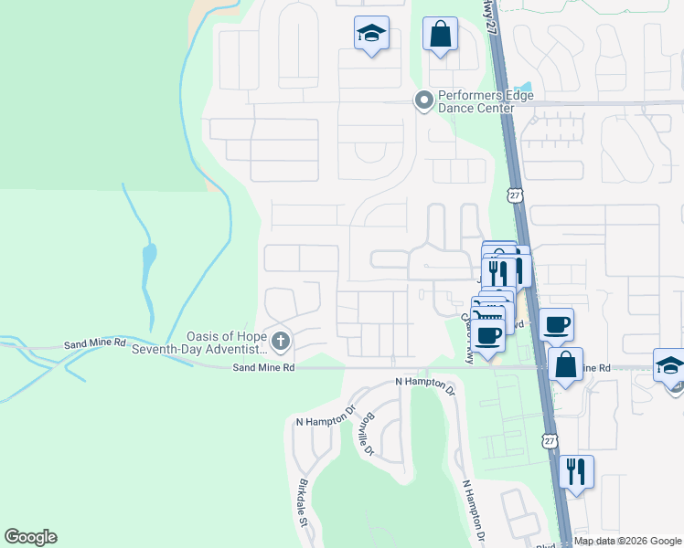 map of restaurants, bars, coffee shops, grocery stores, and more near 2000 Calabria Avenue in Davenport