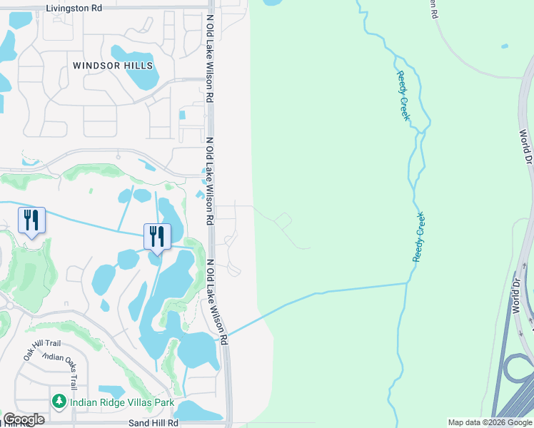 map of restaurants, bars, coffee shops, grocery stores, and more near 7504 Atlantis Way in Kissimmee