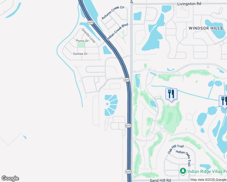 map of restaurants, bars, coffee shops, grocery stores, and more near 8030 King Palm Circle in Kissimmee