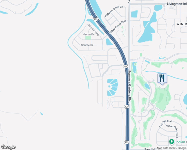 map of restaurants, bars, coffee shops, grocery stores, and more near 2300 Silver Palm Drive in Kissimmee