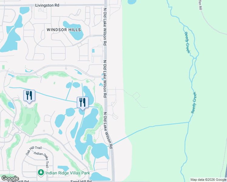 map of restaurants, bars, coffee shops, grocery stores, and more near 2184-2246 N Old Lake Wilson Rd in Kissimmee