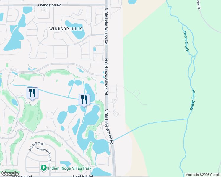 map of restaurants, bars, coffee shops, grocery stores, and more near 2184-2246 N Old Lake Wilson Rd in Kissimmee
