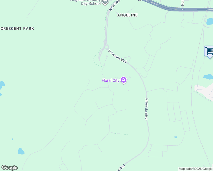 map of restaurants, bars, coffee shops, grocery stores, and more near 17135 Shell Bay Drive in Land O' Lakes