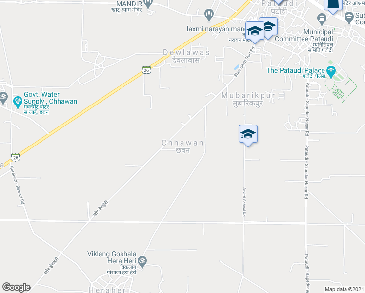 map of restaurants, bars, coffee shops, grocery stores, and more near in Chhawan