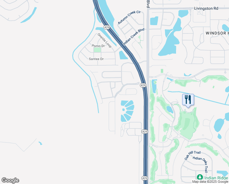 map of restaurants, bars, coffee shops, grocery stores, and more near 2301 Butterfly Palm Way in Kissimmee