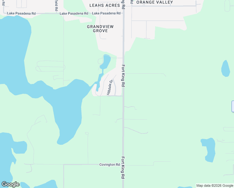 map of restaurants, bars, coffee shops, grocery stores, and more near 10820 Highview Drive in Dade City