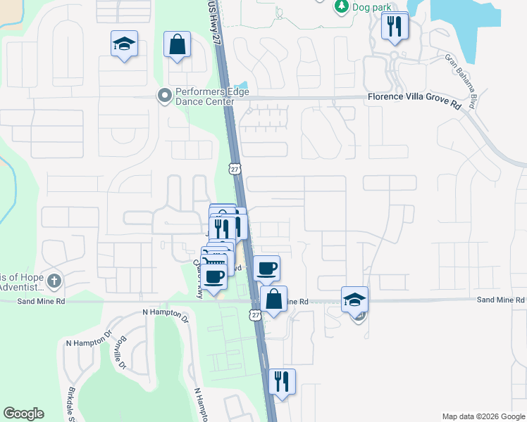 map of restaurants, bars, coffee shops, grocery stores, and more near in Four Corners