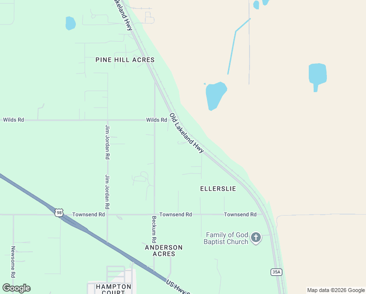 map of restaurants, bars, coffee shops, grocery stores, and more near 10877 Old Lakeland Highway in Dade City