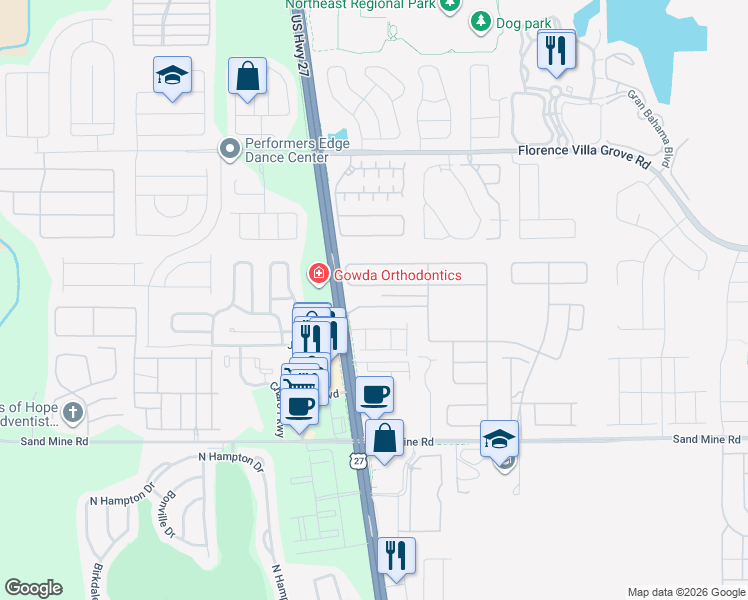 map of restaurants, bars, coffee shops, grocery stores, and more near in Four Corners