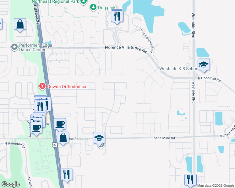 map of restaurants, bars, coffee shops, grocery stores, and more near 1611 Kona Ln in Davenport