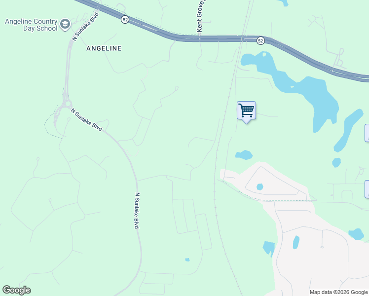 map of restaurants, bars, coffee shops, grocery stores, and more near 11010 Pierce Lake Road in Land O' Lakes