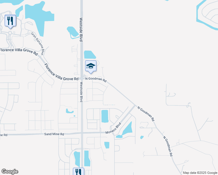 map of restaurants, bars, coffee shops, grocery stores, and more near 2451 Luxor drive in Kissimmee