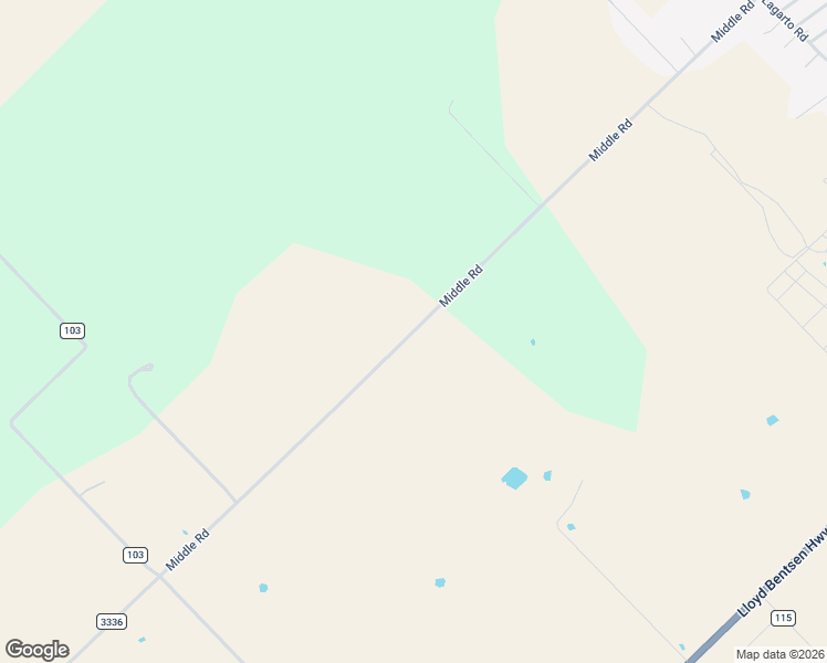 map of restaurants, bars, coffee shops, grocery stores, and more near Middle Road in George West