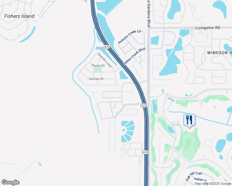 map of restaurants, bars, coffee shops, grocery stores, and more near 8113 Fan Palm Way in Kissimmee