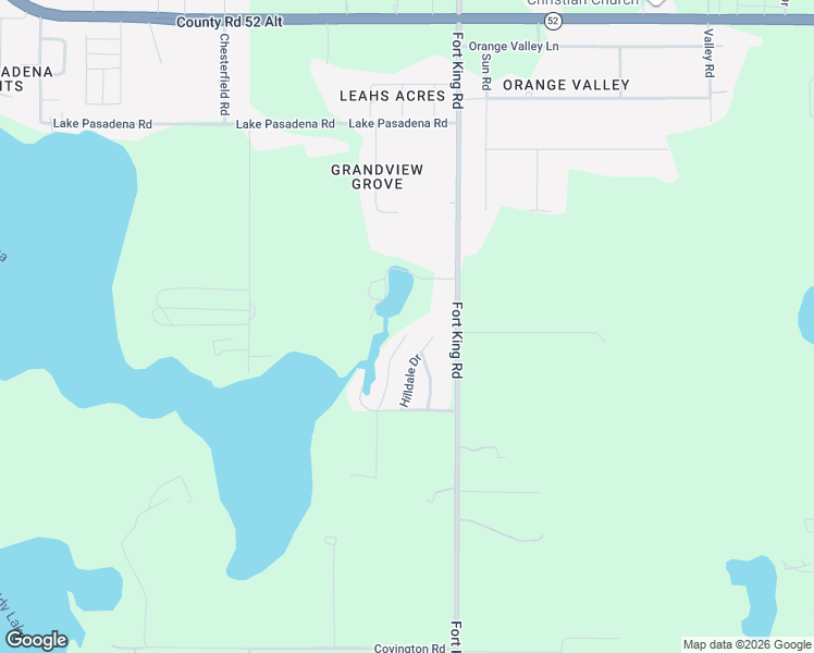 map of restaurants, bars, coffee shops, grocery stores, and more near 11002 Linda Vista Lane in Dade City