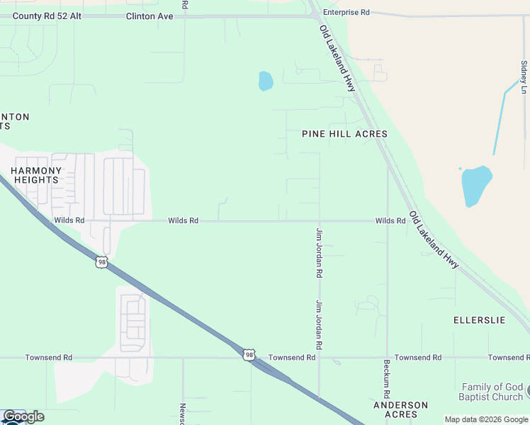 map of restaurants, bars, coffee shops, grocery stores, and more near 11045 Fernway Lane in Dade City