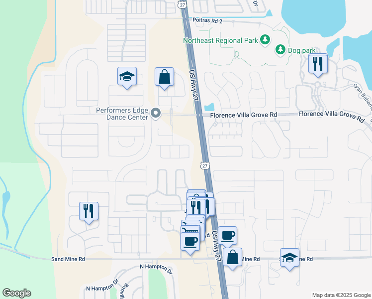 map of restaurants, bars, coffee shops, grocery stores, and more near 745 Chelsea Drive in Davenport