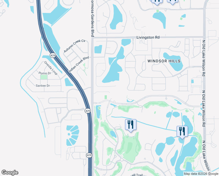 map of restaurants, bars, coffee shops, grocery stores, and more near 7975 Magnolia Bend Court in Kissimmee