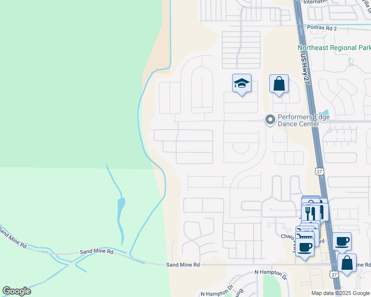 map of restaurants, bars, coffee shops, grocery stores, and more near 146 Bridgewater Drive in Davenport