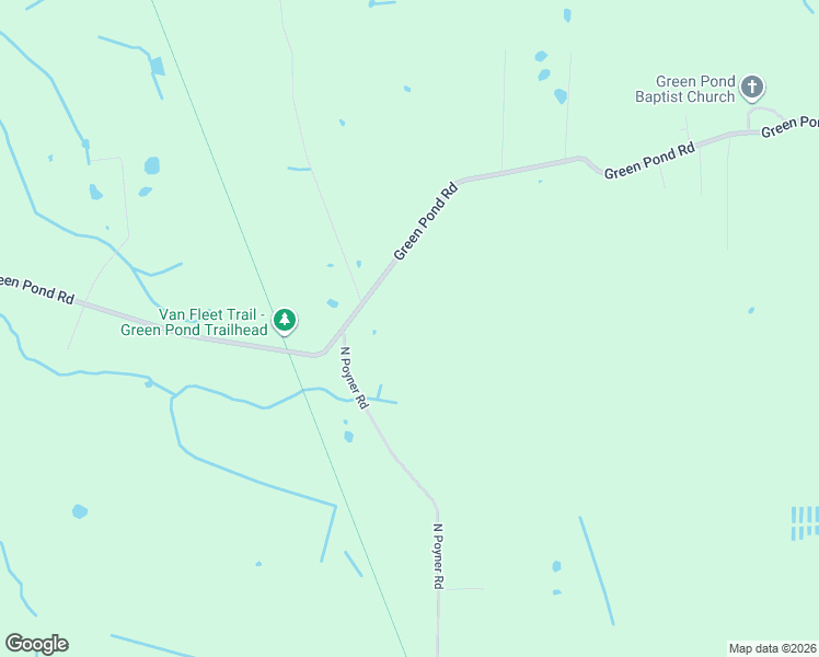 map of restaurants, bars, coffee shops, grocery stores, and more near 17620 North Poyner Road in Polk City