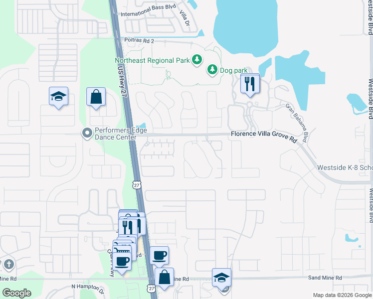 map of restaurants, bars, coffee shops, grocery stores, and more near 722 Berwick Drive in Davenport