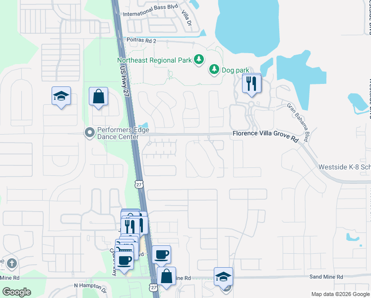 map of restaurants, bars, coffee shops, grocery stores, and more near 722 Berwick Drive in Davenport