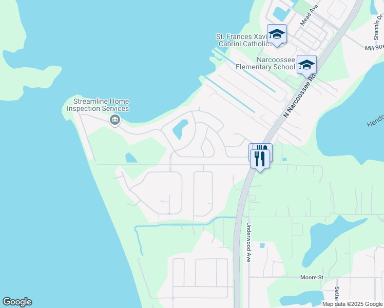 map of restaurants, bars, coffee shops, grocery stores, and more near 4913 Oakway Dr in St Cloud