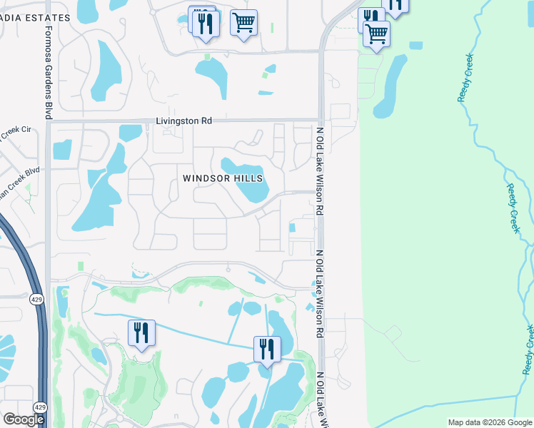 map of restaurants, bars, coffee shops, grocery stores, and more near Fitzclarence Street in Four Corners