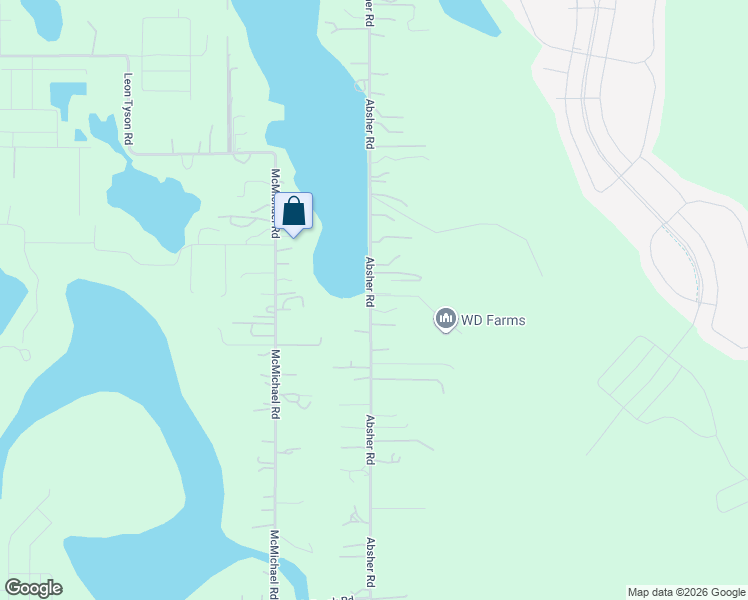 map of restaurants, bars, coffee shops, grocery stores, and more near 2565 Absher Road in St. Cloud