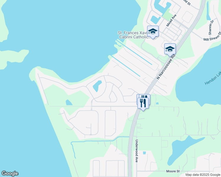 map of restaurants, bars, coffee shops, grocery stores, and more near 4948 Oakway Drive in St. Cloud