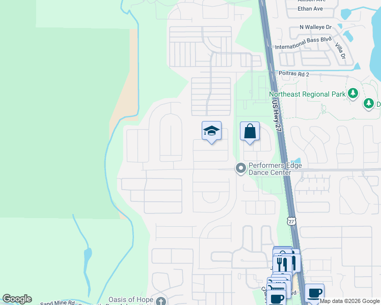 map of restaurants, bars, coffee shops, grocery stores, and more near 336 Coventry Road in Davenport