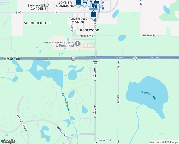 map of restaurants, bars, coffee shops, grocery stores, and more near 10732-11146 Curley Road in San Antonio