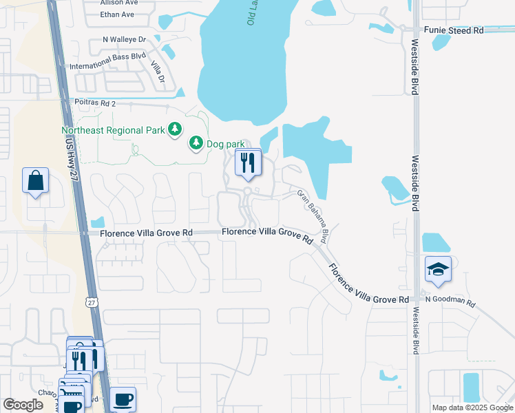 map of restaurants, bars, coffee shops, grocery stores, and more near 107 Rum Run in Davenport