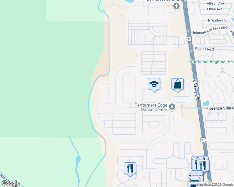 map of restaurants, bars, coffee shops, grocery stores, and more near 326 Kettering Road in Davenport
