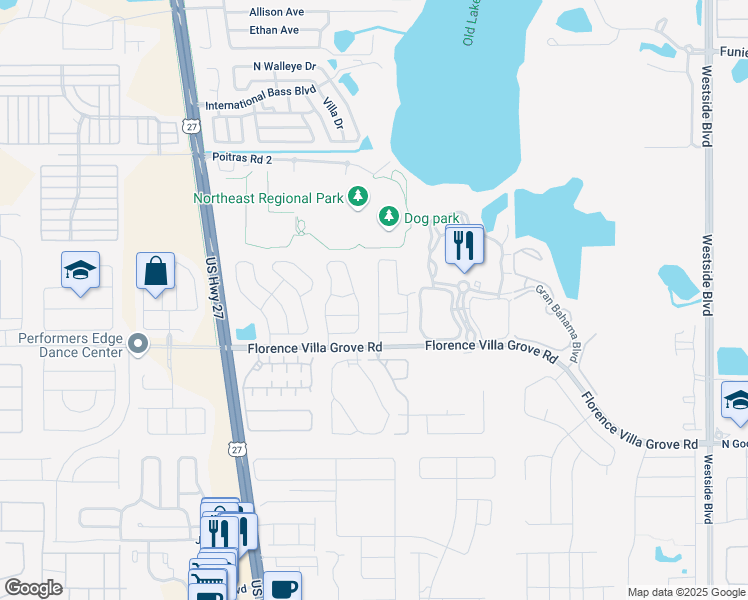 map of restaurants, bars, coffee shops, grocery stores, and more near 830 Hillcrest Drive in Davenport