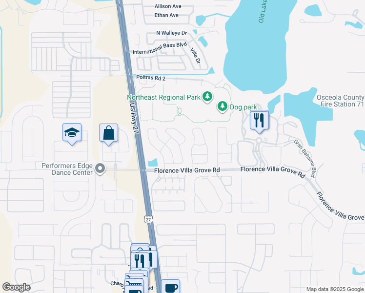 map of restaurants, bars, coffee shops, grocery stores, and more near 846 Riggs Circle in Davenport