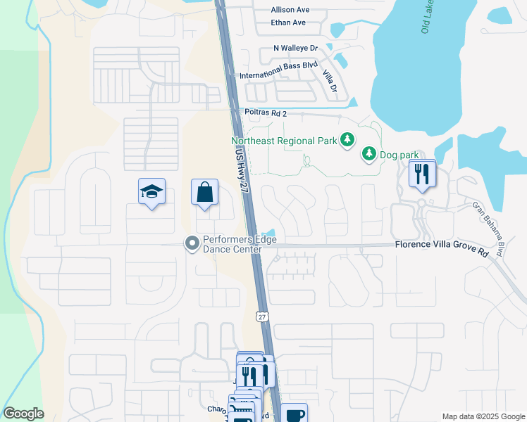 map of restaurants, bars, coffee shops, grocery stores, and more near 145 Rochester Loop in Davenport