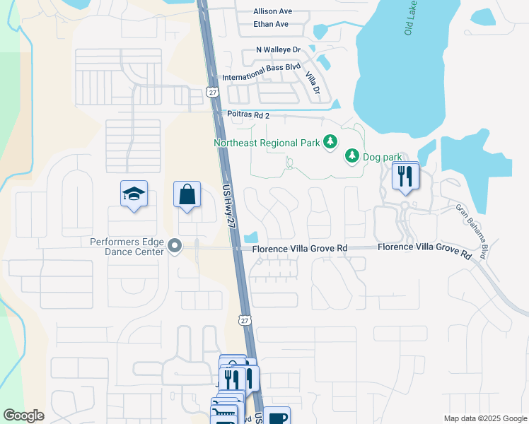 map of restaurants, bars, coffee shops, grocery stores, and more near 542 Rochester Loop in Davenport