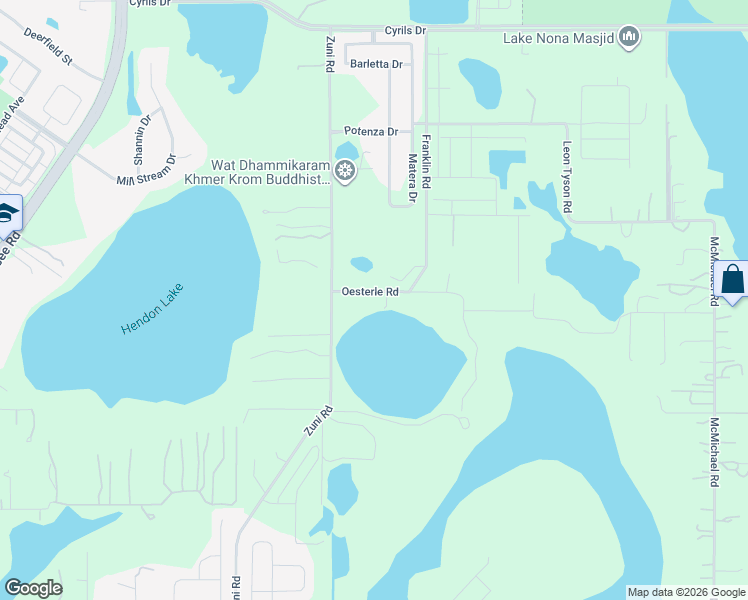 map of restaurants, bars, coffee shops, grocery stores, and more near 5540 Oesterle Road in St. Cloud