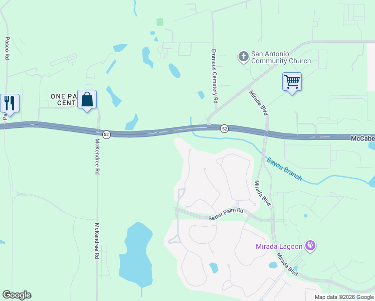 map of restaurants, bars, coffee shops, grocery stores, and more near 30904 State Road 52 in San Antonio