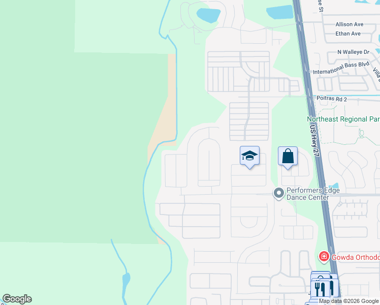 map of restaurants, bars, coffee shops, grocery stores, and more near 517 Kettering Road in Davenport