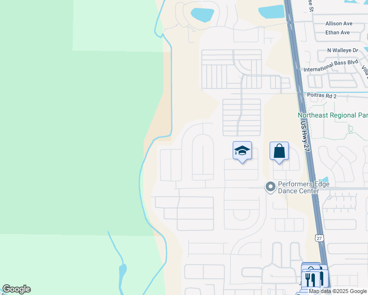 map of restaurants, bars, coffee shops, grocery stores, and more near 517 Kettering Road in Davenport