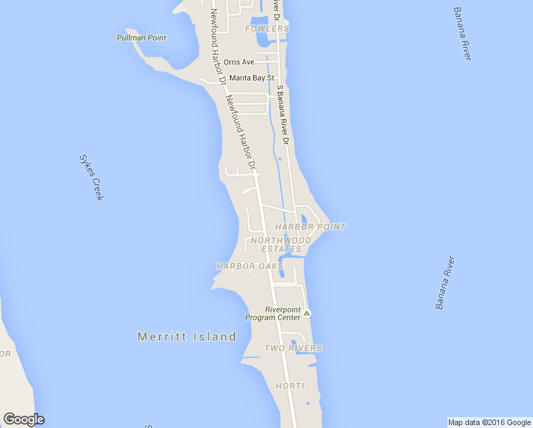 map of restaurants, bars, coffee shops, grocery stores, and more near 1920 Newfound Harbor Drive in Merritt Island