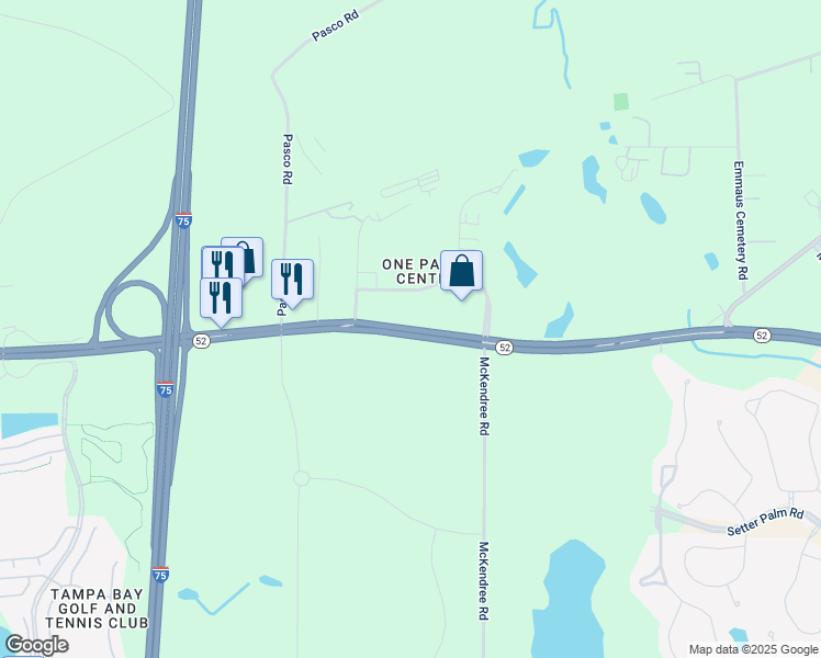 map of restaurants, bars, coffee shops, grocery stores, and more near 31720 State Road 52 in San Antonio