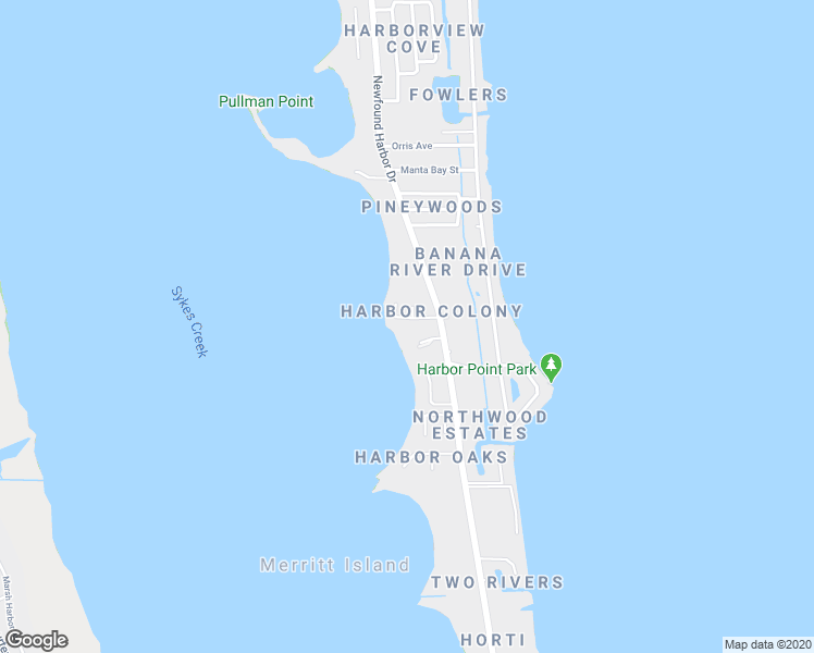 map of restaurants, bars, coffee shops, grocery stores, and more near 1785 Via Roma in Merritt Island