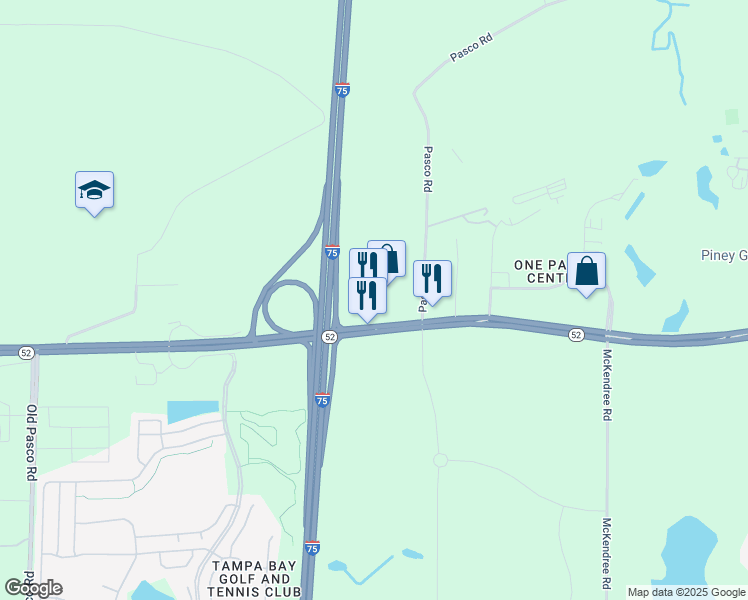 map of restaurants, bars, coffee shops, grocery stores, and more near 29809 State Road 52 in San Antonio